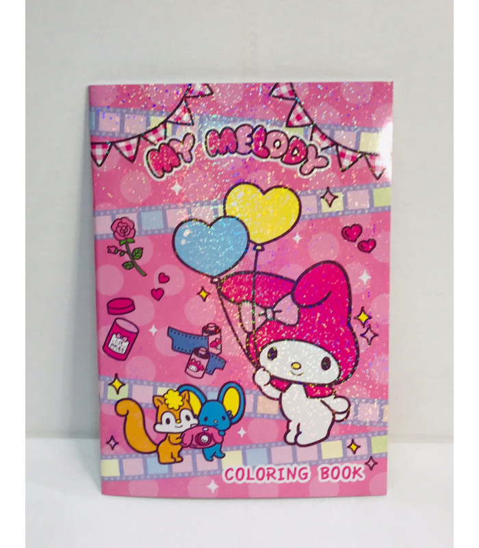 My Melody Coloring Book With Stickers L