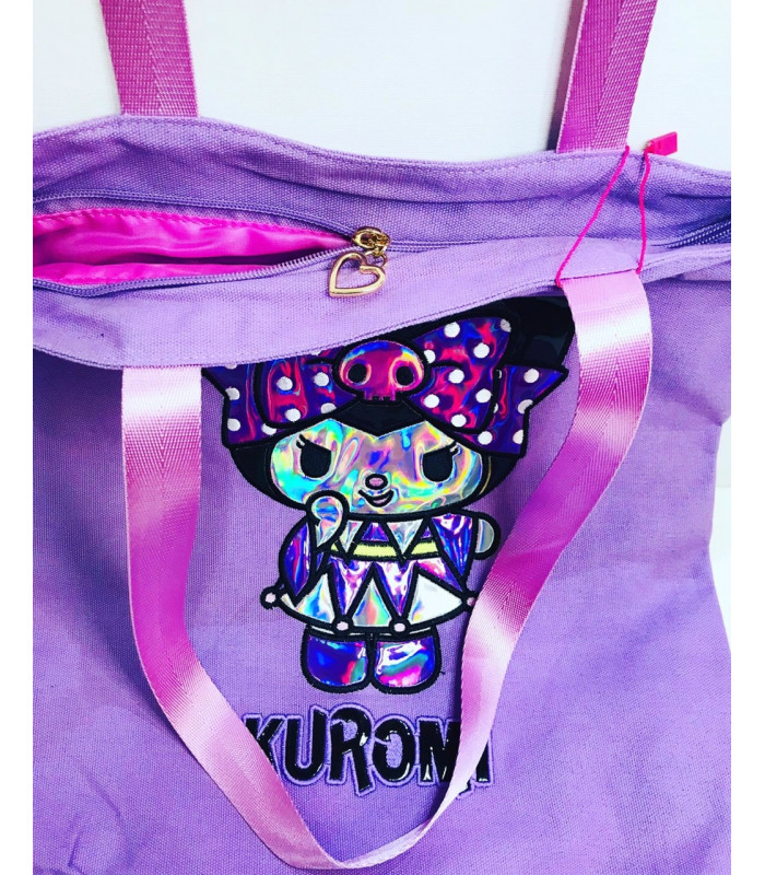 Kuromi Shiny Tote Bag