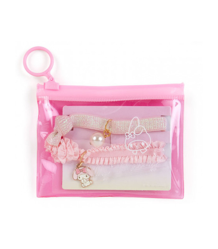 My Melody Hair Tie Set in Case: