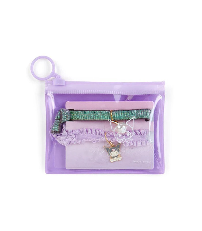 Kuromi Hair Tie Set in Case: