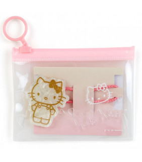 Hello Kitty Ponytail Holder in Case: