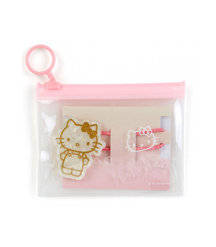 Hello Kitty Ponytail Holder in Case: