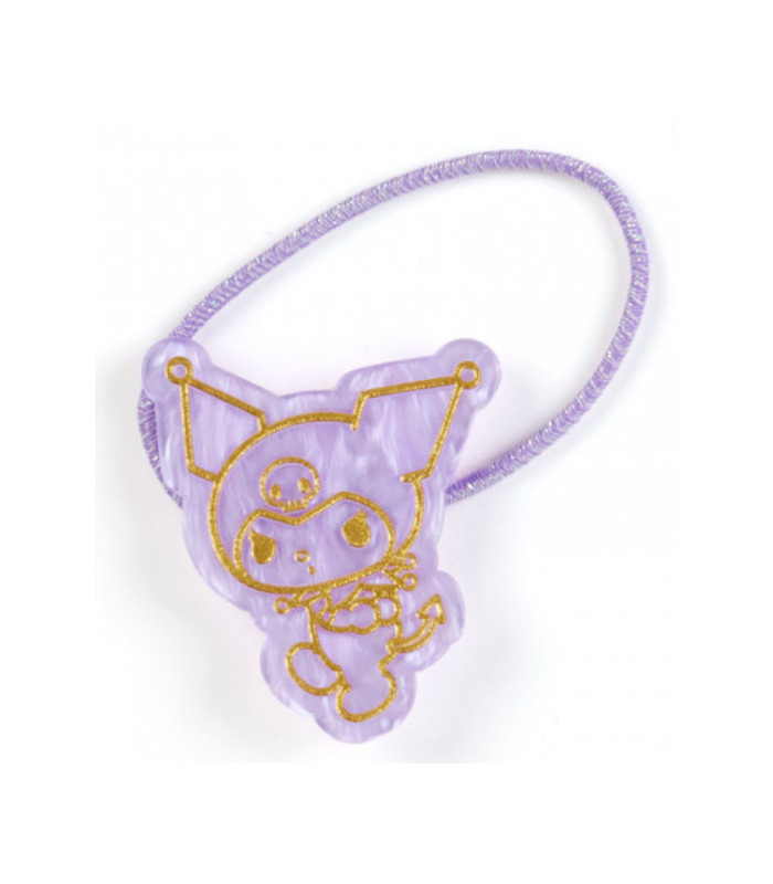 Kuromi Ponytail Holder in Case: