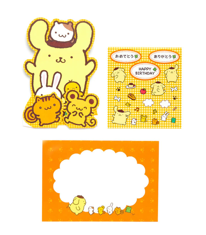 Pompompurin Greeting Card : Cd5-1