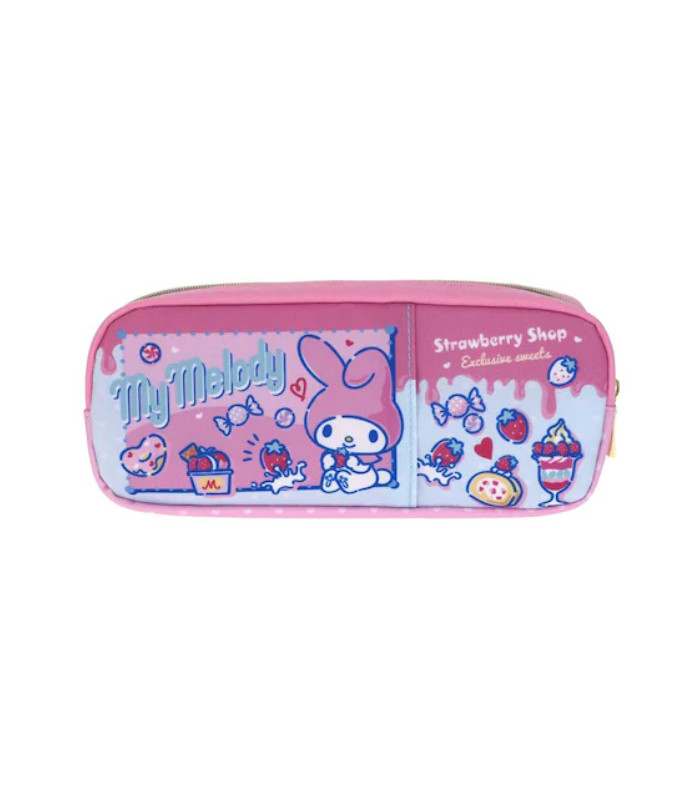 My Melody Double-Zipper Pencil Bag