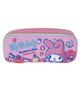 My Melody Double-Zipper Pencil Bag