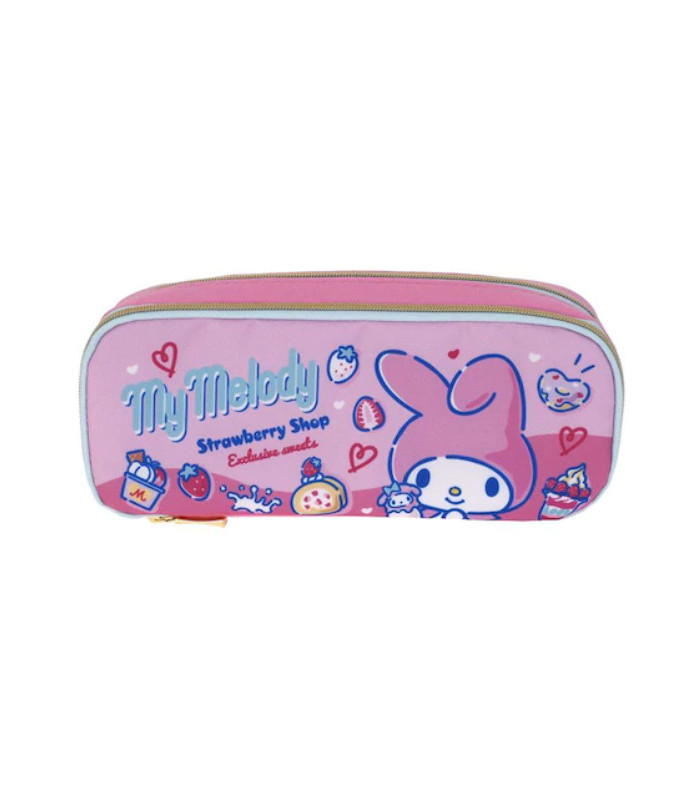 My Melody Double-Zipper Pencil Bag