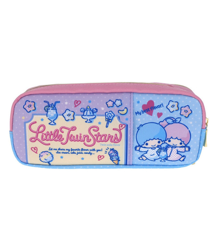 Little Twin Stars Double-Zipper Pencil Bag