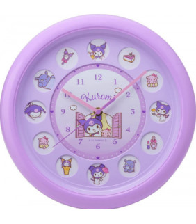 Kuromi Analog Wall Clock