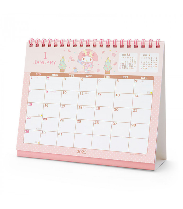 My Melody Desk Calendar: 2023