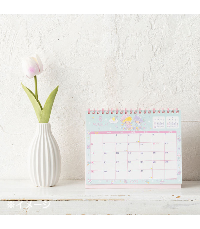 Little Twin Stars Desk Calendar: 2023
