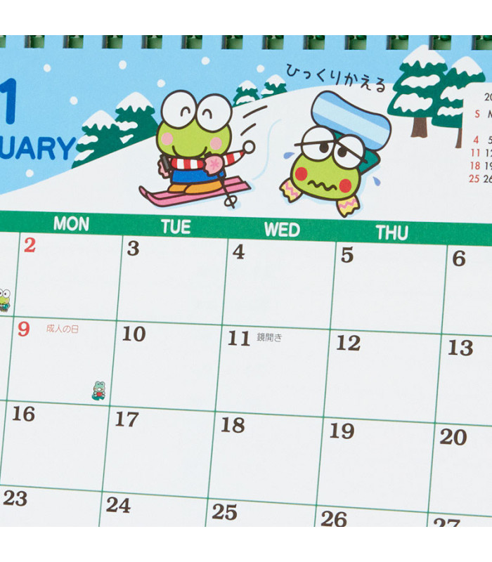 Keroppi Desk Calendar: 2023