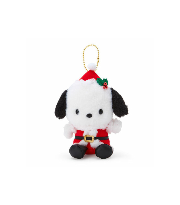 Pochacco Key Chain with Mascot: Christmas