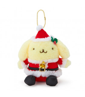 Pompompurin Key Chain with Mascot: Christmas