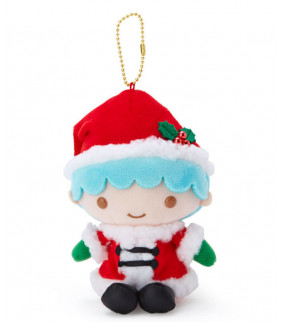 Little Twin Stars Key Chain with Mascot: Christmas Kiki