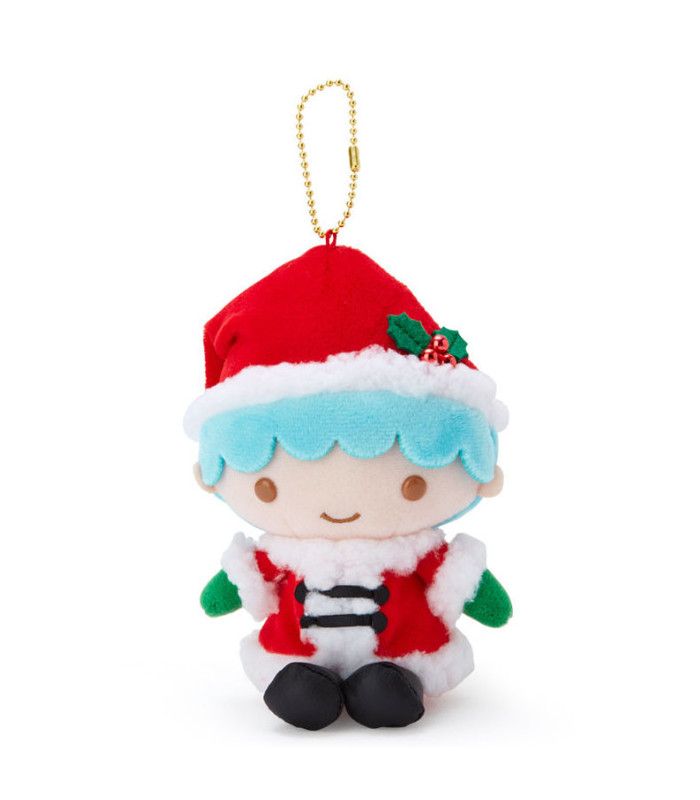 Little Twin Stars Key Chain with Mascot: Christmas Kiki
