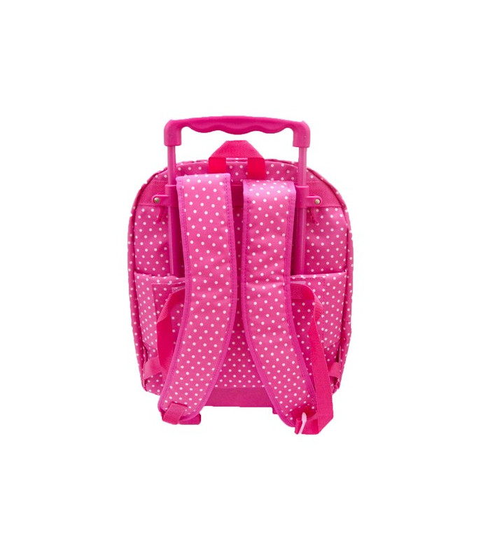 Hello Kitty Rolling Backpack Pink Ribbon