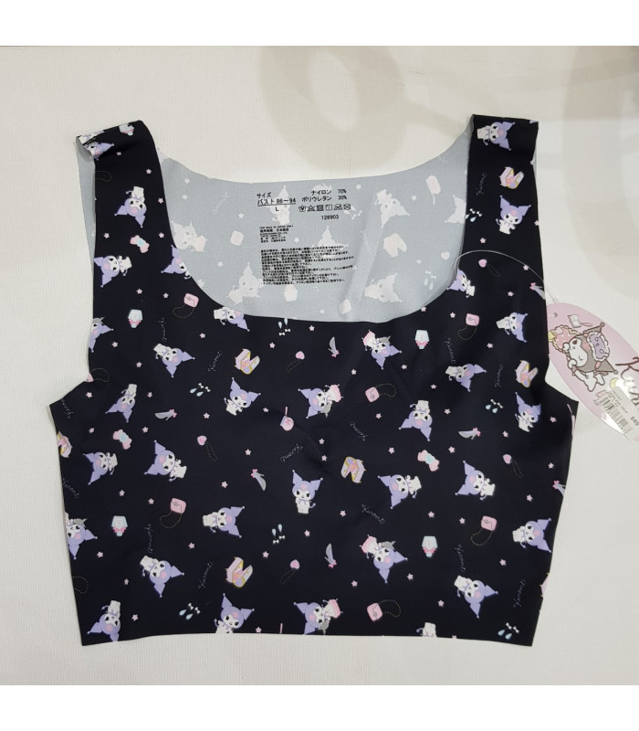 Kuromi Seamless Crop Top L