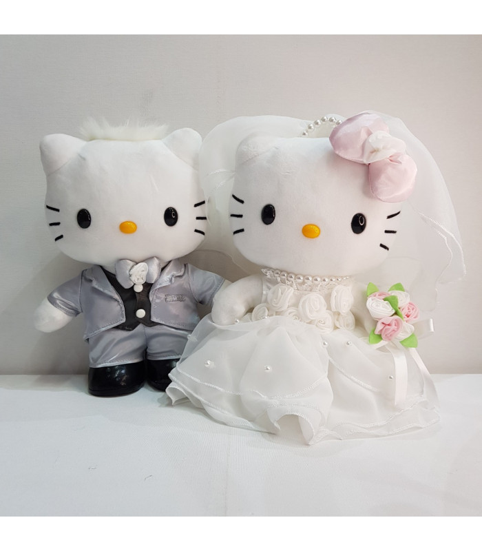 Hello Kitty Wedding Plush Set