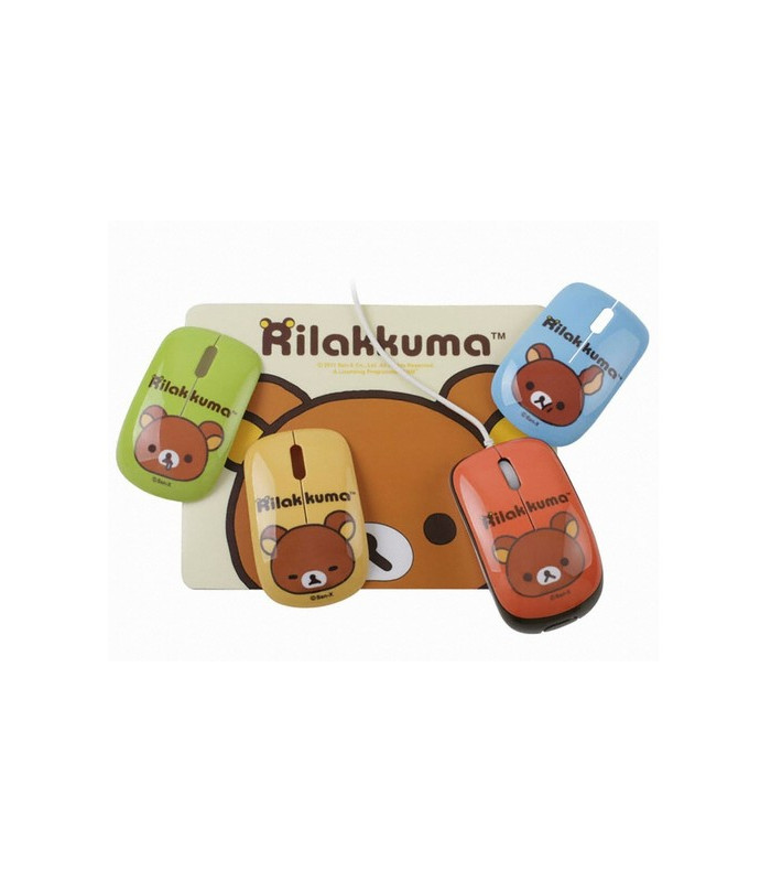 Rilakkuma RK-EMO-01 Mini Mouse with Mouse Pad 4 Emotions