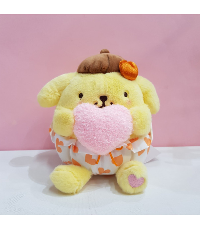 Pompompurin 7 Inches Plush Heart Shorts