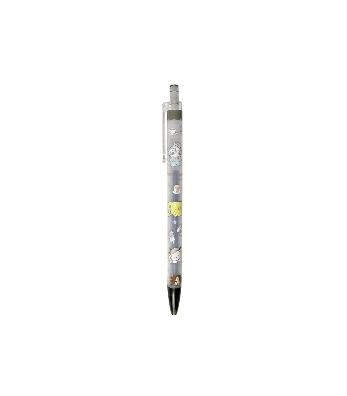 Assorted Characters Knock Type Gel Pen Black