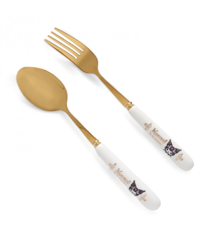 Kuromi Spoon & Fork Set