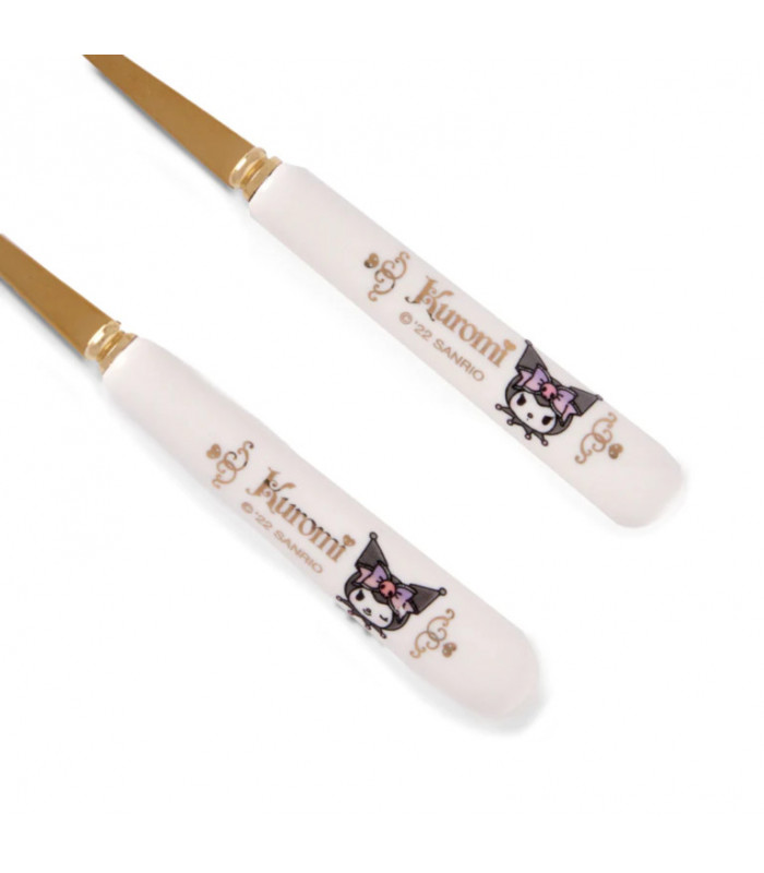 Kuromi Spoon & Fork Set