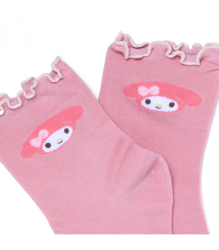 My Melody Adult Socks Frill
