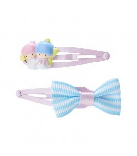 Little Twin Stars Hair Clips: Stripe