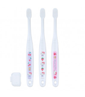 Hello Kitty 3Pcs Toothbrush Set: