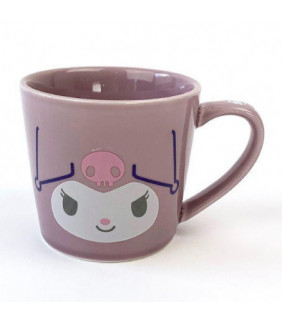 Kuromi Face Mug Purple