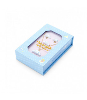 Cinnamoroll 3Pcs Jewelry Set (Necklace, Earrings, Ring): D-Cut