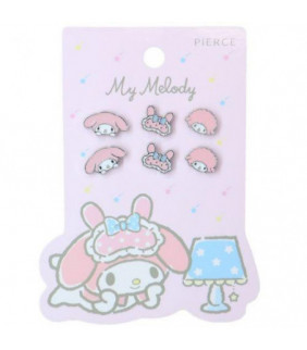 My Melody Pierced Earrings 6Pc Set