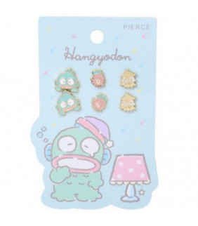 Hangyodon Pierced Earrings 6Pc Set