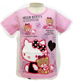Hello Kitty T-Shirt Pink Bear 100