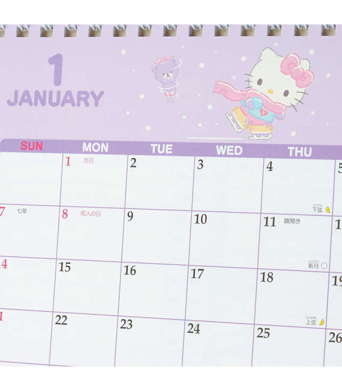Hello Kitty Desk Calendar 2024