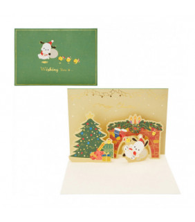 Pochacco Christmas Card: Jx 69-3