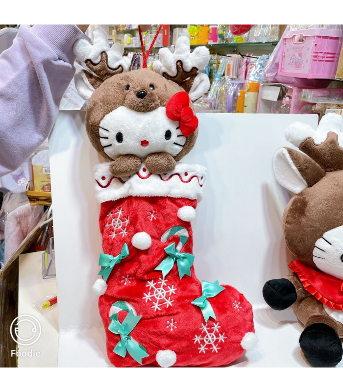 Hello Kitty Christmas Stocking Reindeer