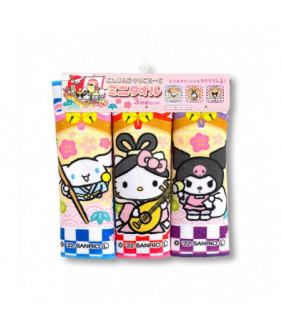 Assorted Characters Mini Towel 3P Set Seven Lucky Gods