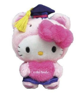 Hello Kitty Bean Doll Pink Graduation