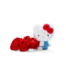 Hello Kitty Hugging Mascot Plush Scrunchie :
