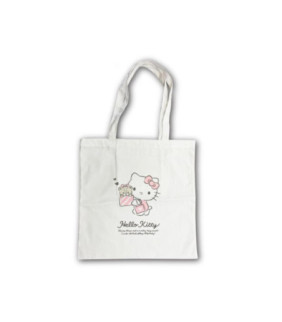 Hello Kitty Cotton Canvas Shoulder Bag