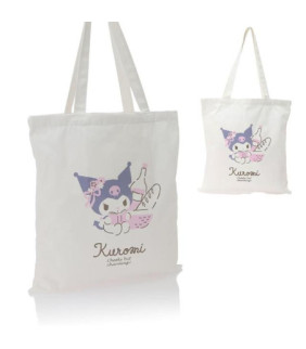 Kuromi Cotton Canvas Shoulder Bag