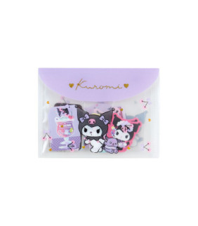 Kuromi Flake Stickers And Case Set :