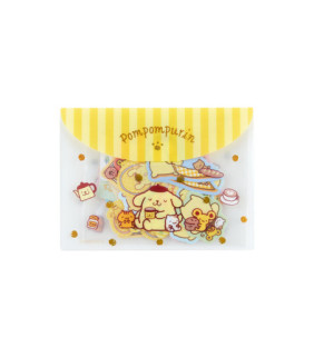 Pompompurin Flake Stickers And Case Set :