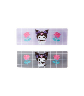 Kuromi Hair Clip 2Pcs Set : Square