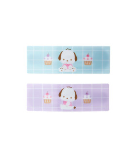 Pochacco Hair Clip 2Pcs Set : Square