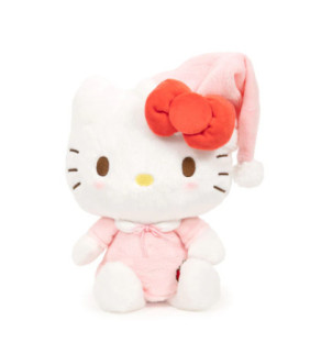 Hello Kitty 10 Inch Plush Fluffy Pajama