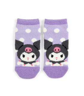 Kuromi Fluffy Boa Socks: Adult Dot